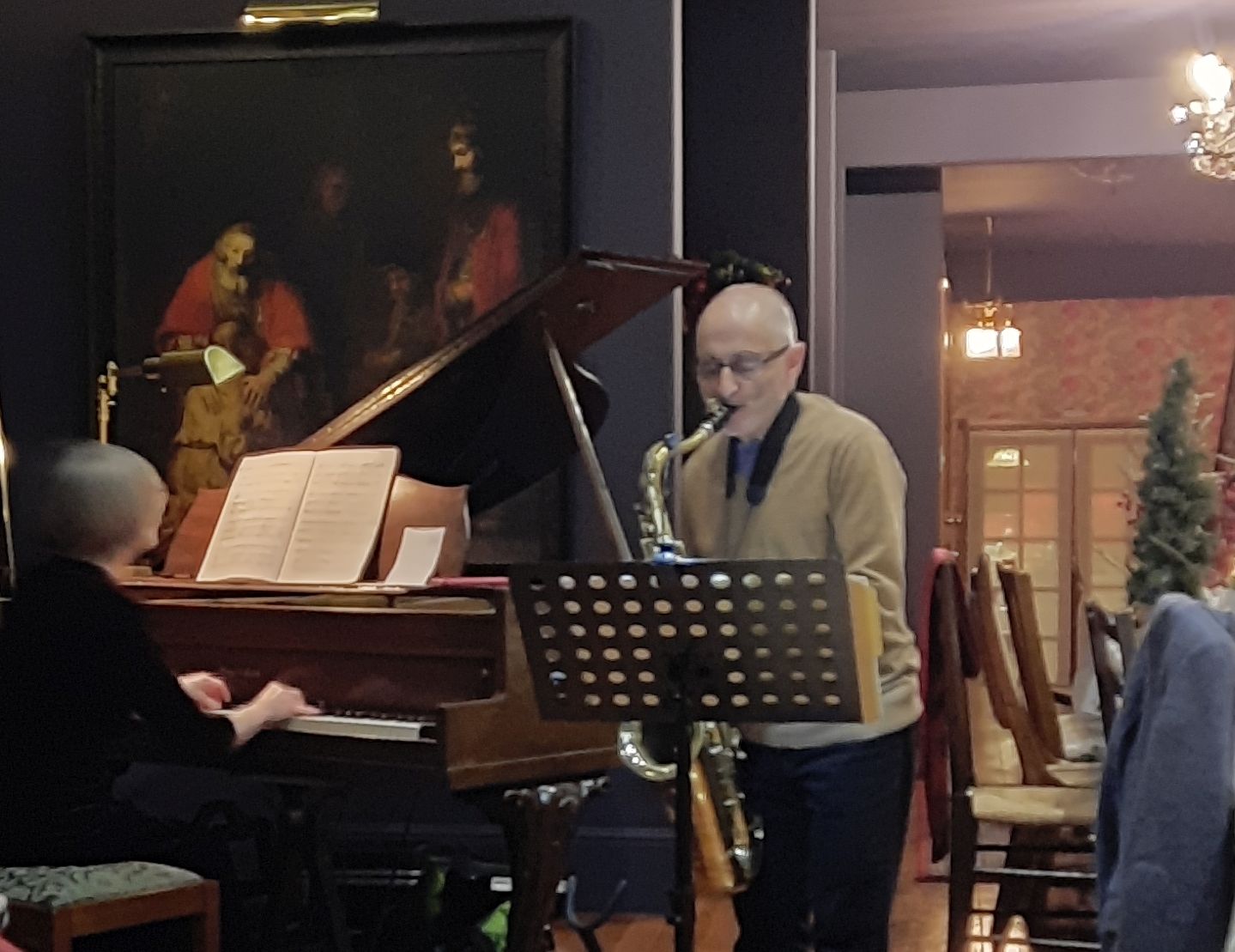 The birthday performers