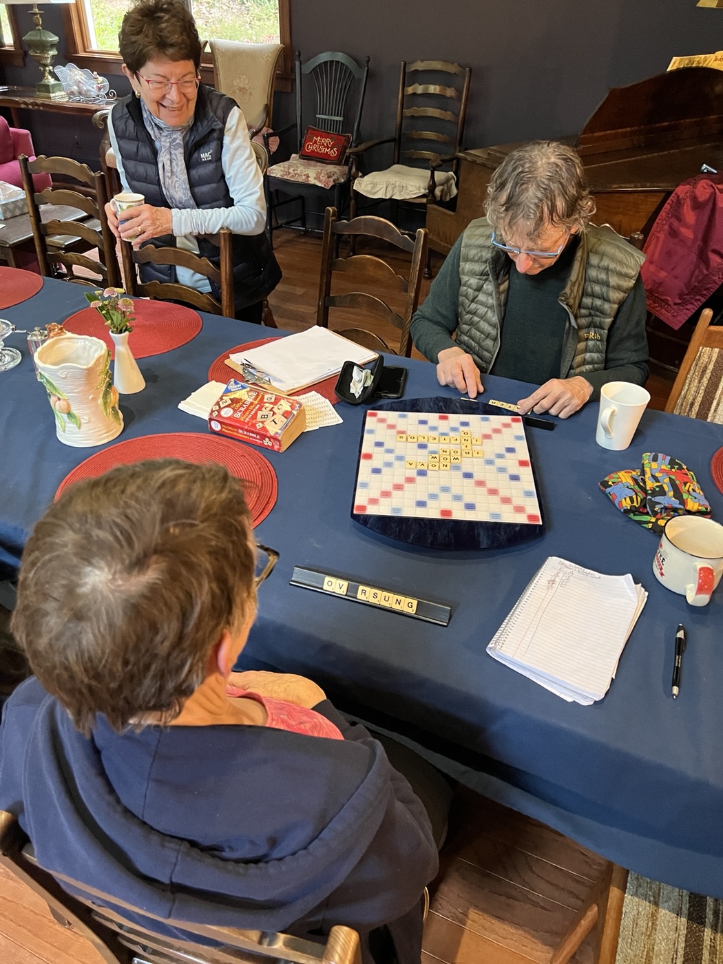 Carol and Charles, Scrabbling