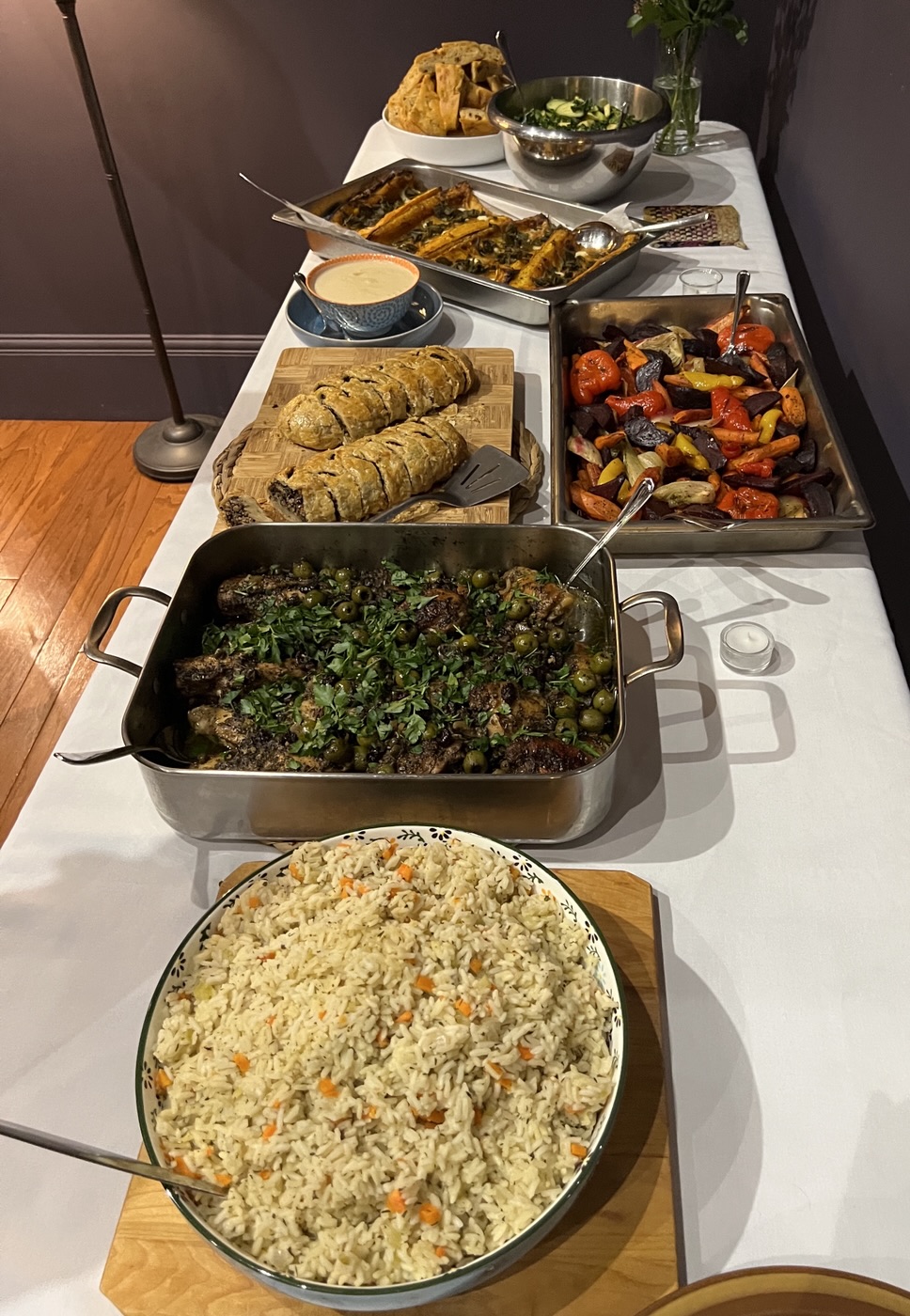 New Year's Eve buffet