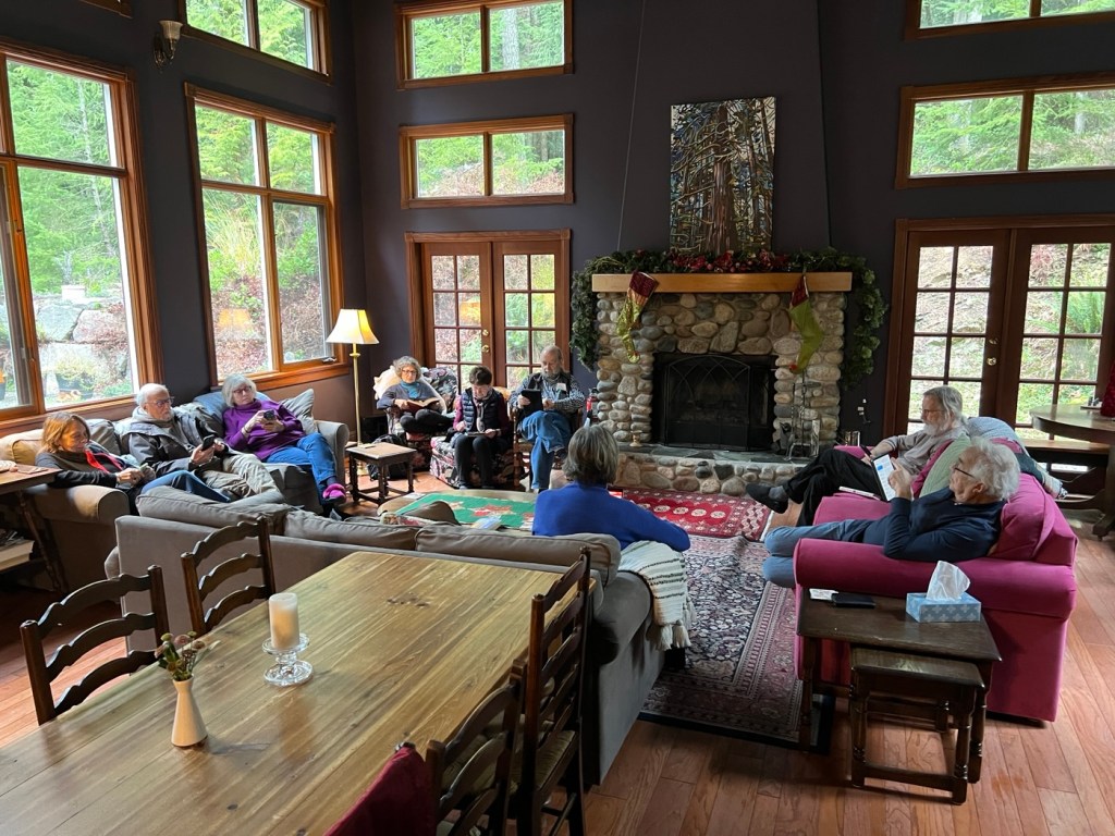 Lounging, the morning after