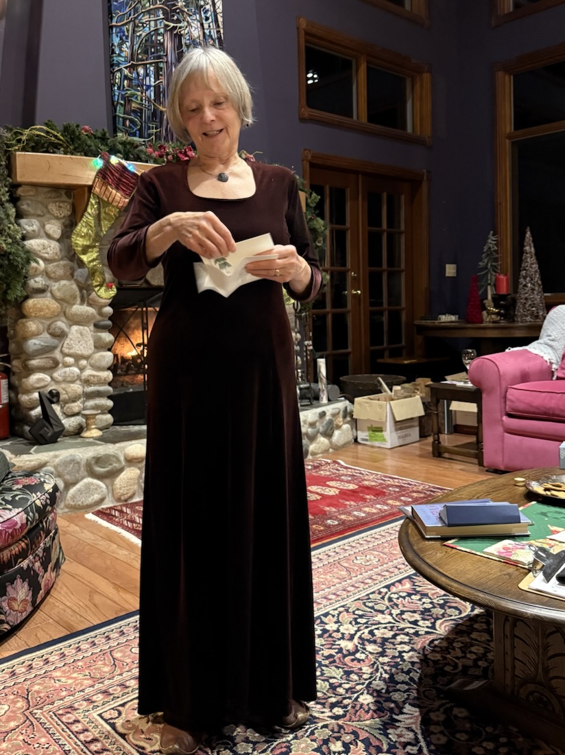 Jean receiving cards